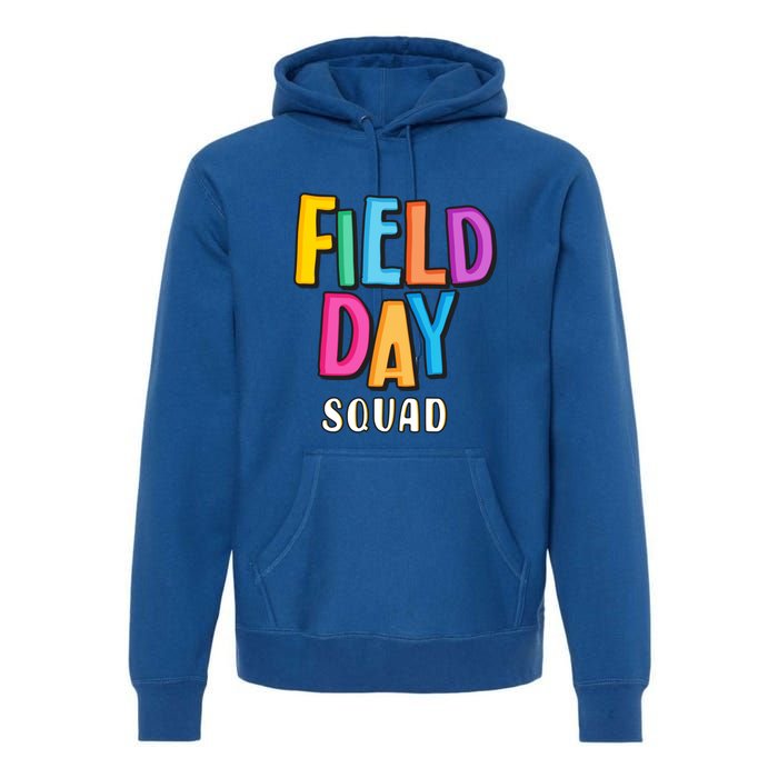 Field Fun Day Squad School Trip Vibes Teachers Gift Premium Hoodie