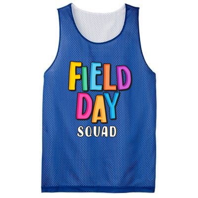 Field Fun Day Squad School Trip Vibes Teachers Gift Mesh Reversible Basketball Jersey Tank