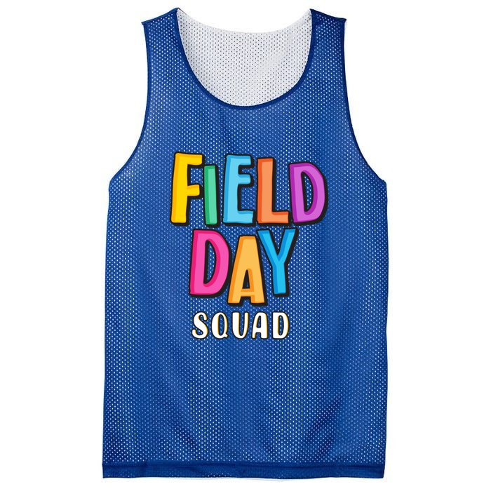 Field Fun Day Squad School Trip Vibes Teachers Gift Mesh Reversible Basketball Jersey Tank