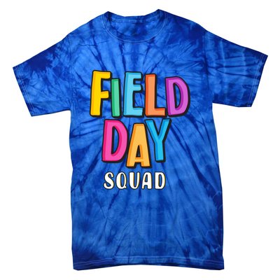 Field Fun Day Squad School Trip Vibes Teachers Gift Tie-Dye T-Shirt