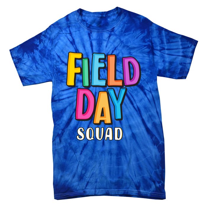 Field Fun Day Squad School Trip Vibes Teachers Gift Tie-Dye T-Shirt