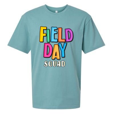 Field Fun Day Squad School Trip Vibes Teachers Gift Sueded Cloud Jersey T-Shirt