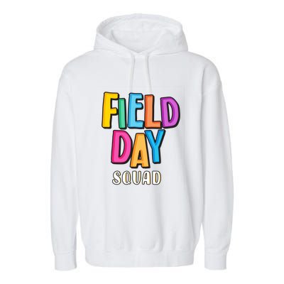 Field Fun Day Squad School Trip Vibes Teachers Gift Garment-Dyed Fleece Hoodie