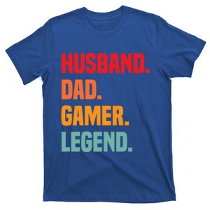 Funny FatherS Day Husband Dad Gamer Legend Video Games Funny Gift T-Shirt