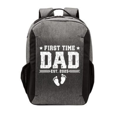 First FatherS Day First Time Dad Est. 2025 Dadtobe Vector Backpack