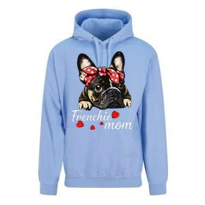 Funny Frenchie Dog Mom French Bulldog Mom Love Mothers Day Unisex Surf Hoodie