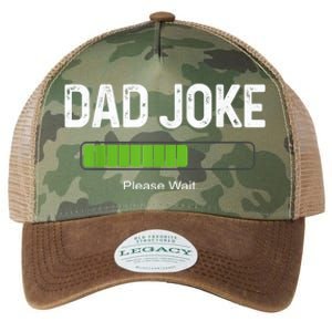 Funny Fathers Day Dad Joke Loading Please Wait Father Humor Funny Gift Legacy Tie Dye Trucker Hat