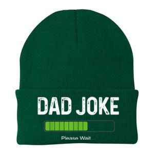 Funny Fathers Day Dad Joke Loading Please Wait Father Humor Funny Gift Knit Cap Winter Beanie