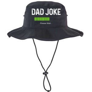 Funny Fathers Day Dad Joke Loading Please Wait Father Humor Funny Gift Legacy Cool Fit Booney Bucket Hat