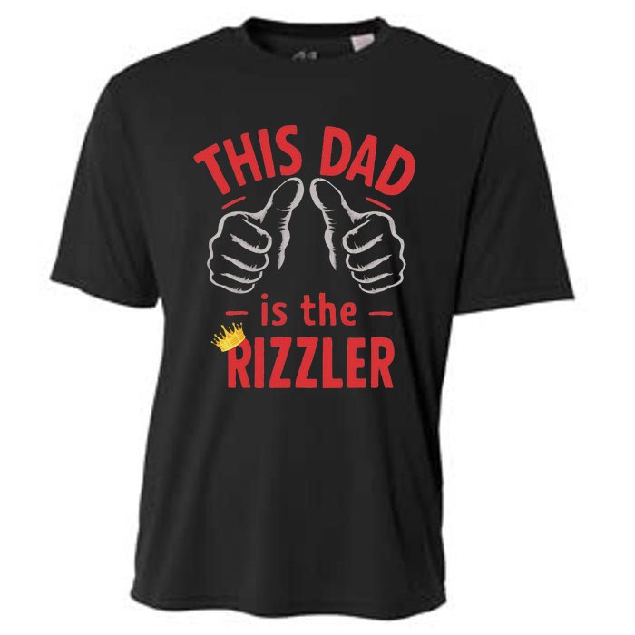 Funny Fathers Day W Rizz Rizzler The Rizz God This Guy Cooling Performance Crew T-Shirt