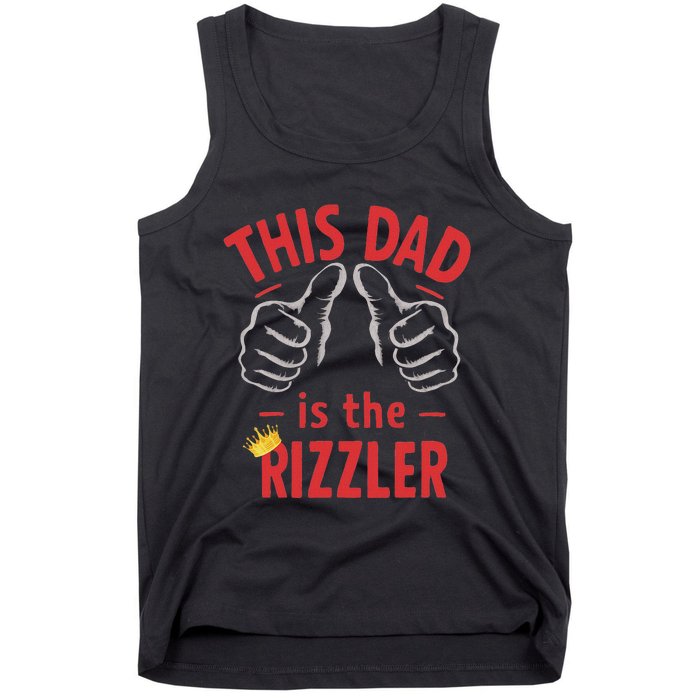 Funny Fathers Day W Rizz Rizzler The Rizz God This Guy Tank Top