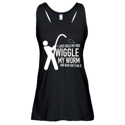 Funny Fishing Dirty Sexual Humor Ladies Essential Flowy Tank