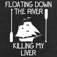 Funny Floating Down The River Killing My Liver Adventurers Gift 25L Jumbo Tote