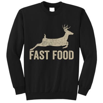 Fast Food Deer Hunter Hunting Tall Sweatshirt