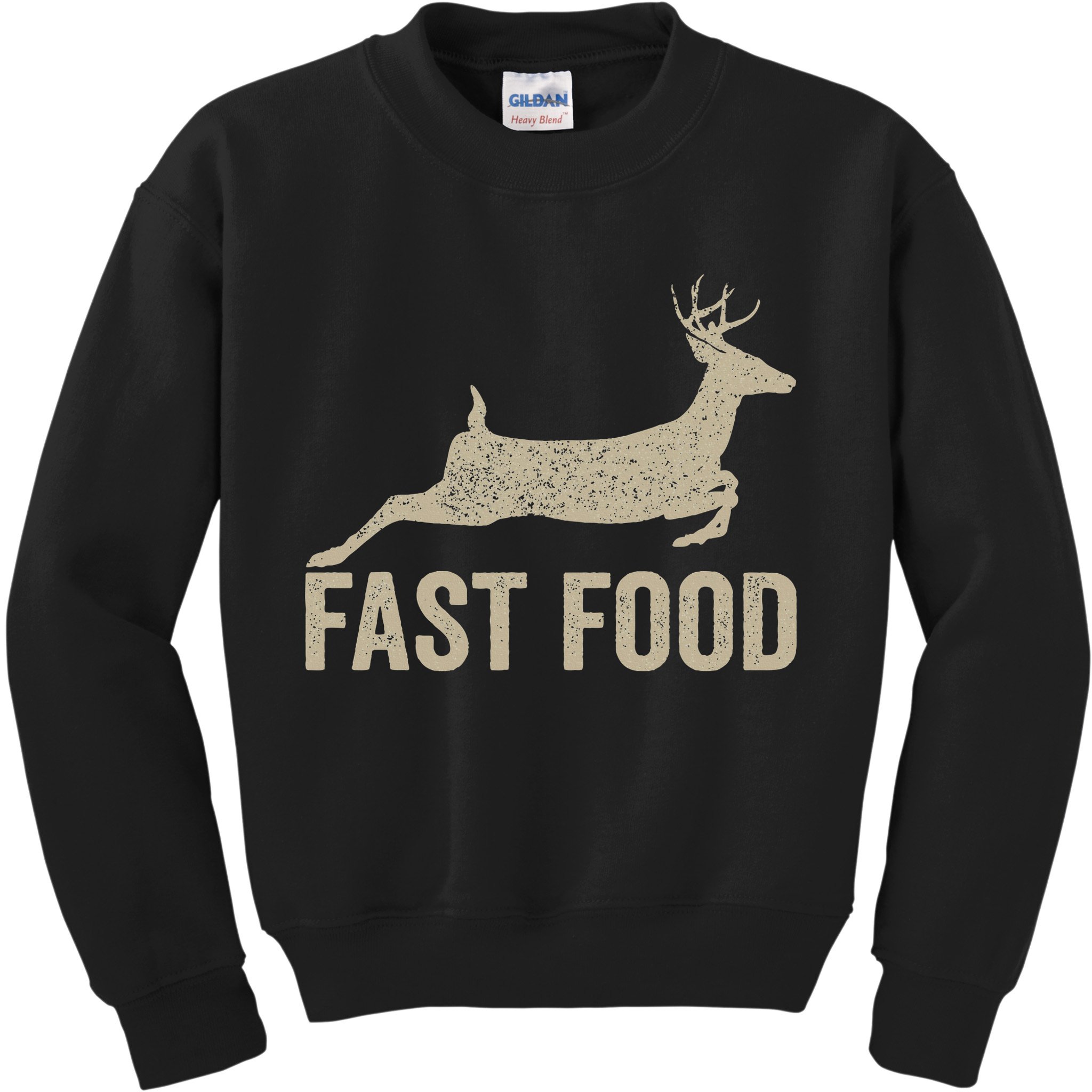 Fast Food Deer Hunter Hunting Kids Sweatshirt