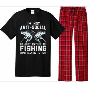 Funny Fishing Design For Fisherman Fishing Lover Pajama Set