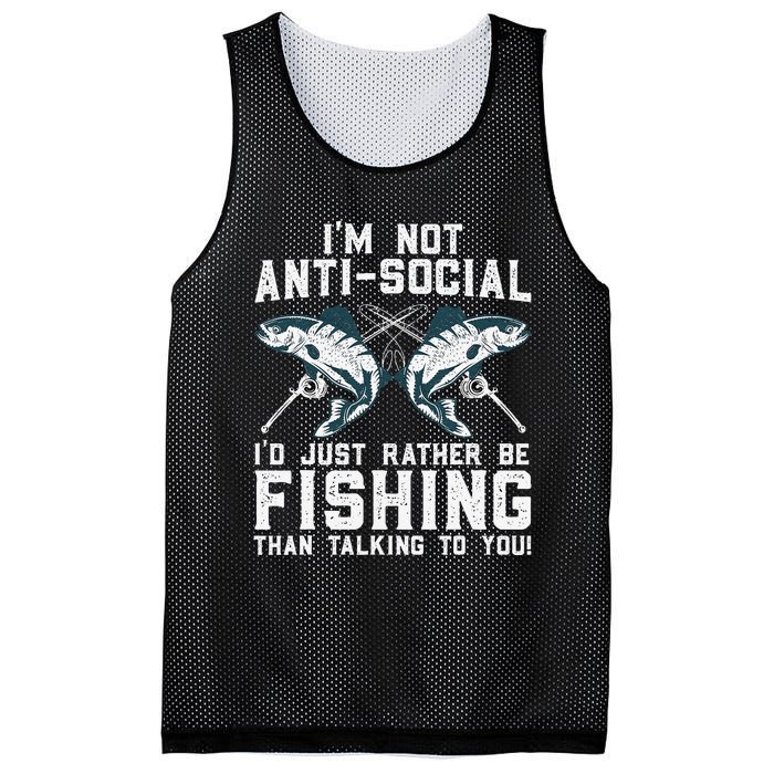 Funny Fishing Design For Fisherman Fishing Lover Mesh Reversible Basketball Jersey Tank