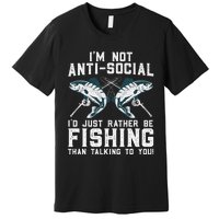 Funny Fishing Design For Fisherman Fishing Lover Premium T-Shirt