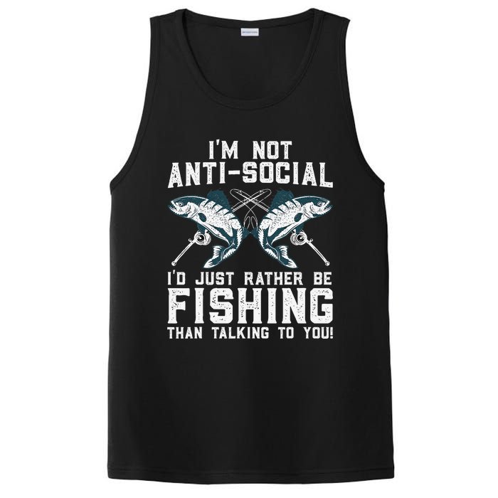 Funny Fishing Design For Fisherman Fishing Lover PosiCharge Competitor Tank