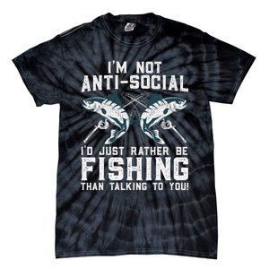 Funny Fishing Design For Fisherman Fishing Lover Tie-Dye T-Shirt