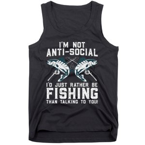 Funny Fishing Design For Fisherman Fishing Lover Tank Top