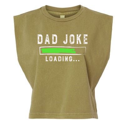 Funny Father's Day Gift Father Present Dad Joke Loading Garment-Dyed Women's Muscle Tee
