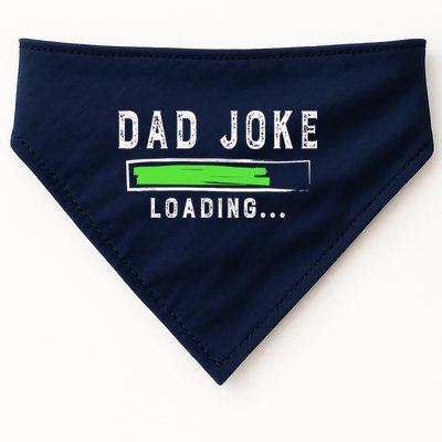 Funny Father's Day Gift Father Present Dad Joke Loading USA-Made Doggie Bandana