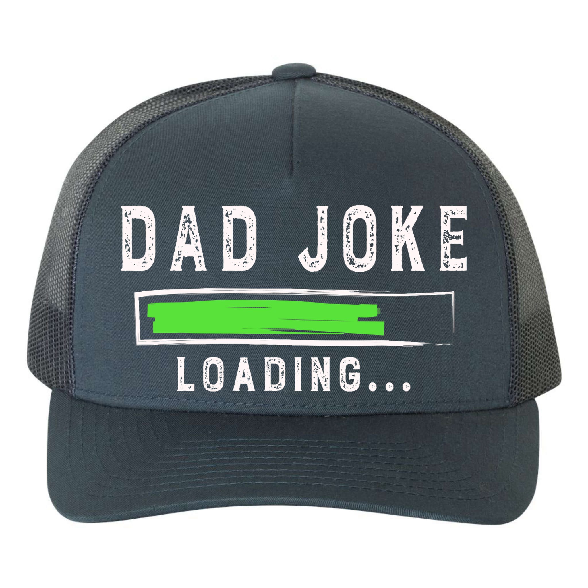 Funny Father's Day Gift Father Present Dad Joke Loading Yupoong Adult 5-Panel Trucker Hat