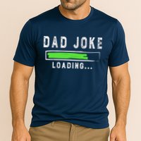 Funny Father's Day Gift Father Present Dad Joke Loading Cooling Performance Crew T-Shirt