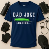 Funny Father's Day Gift Father Present Dad Joke Loading Cooling Performance Crew T-Shirt