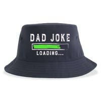 Funny Father's Day Gift Father Present Dad Joke Loading Sustainable Bucket Hat