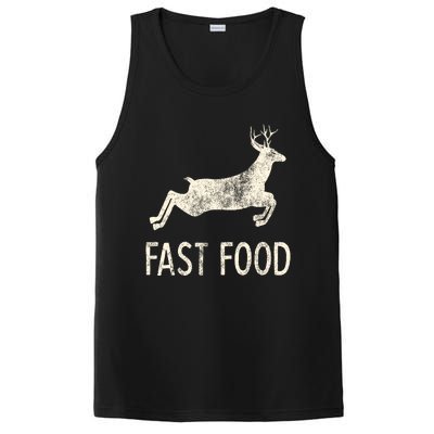 Fast Food Deer Rude Offensive Gifts For Hunters PosiCharge Competitor Tank