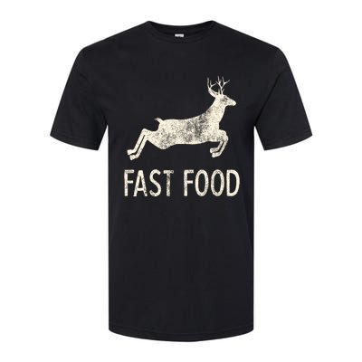 Fast Food Deer Rude Offensive Gifts For Hunters Softstyle CVC T-Shirt