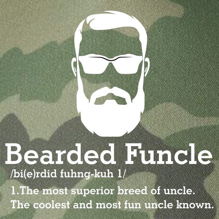 Funny Funcle Definition, Bearded Funcle Tee , Funcle , Beard Lover , Fun Uncle Legacy Tie Dye Trucker Hat