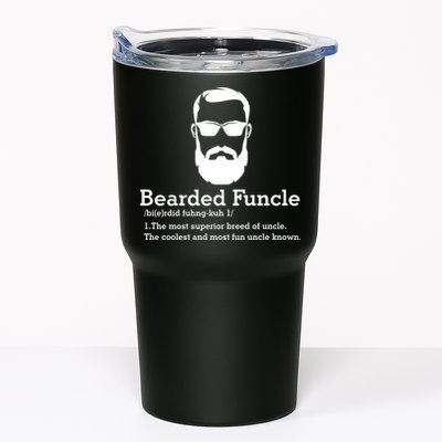Funny Funcle Definition, Bearded Funcle Tee , Funcle , Beard Lover , Fun Uncle Tumbler