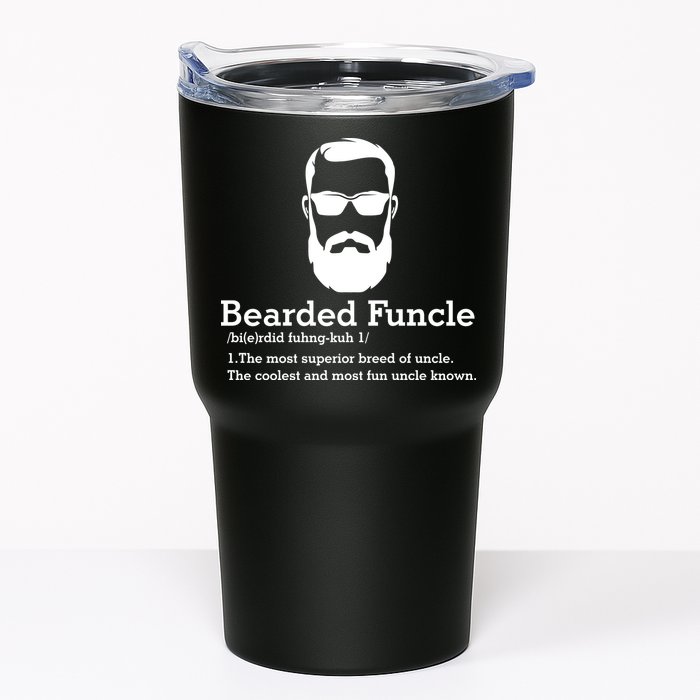 Funny Funcle Definition, Bearded Funcle Tee , Funcle , Beard Lover , Fun Uncle Tumbler