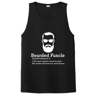 Funny Funcle Definition, Bearded Funcle Tee , Funcle , Beard Lover , Fun Uncle PosiCharge Competitor Tank