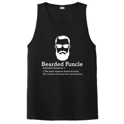 Funny Funcle Definition, Bearded Funcle Tee , Funcle , Beard Lover , Fun Uncle PosiCharge Competitor Tank