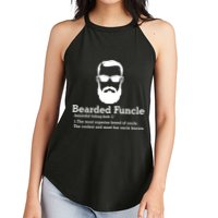 Funny Funcle Definition, Bearded Funcle Tee , Funcle , Beard Lover , Fun Uncle Women's Perfect Tri Rocker Tank