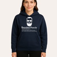 Funny Funcle Definition, Bearded Funcle Tee , Funcle , Beard Lover , Fun Uncle Hoodie