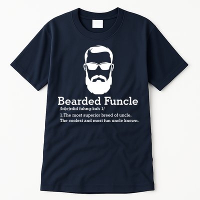 Funny Funcle Definition, Bearded Funcle Tee , Funcle , Beard Lover , Fun Uncle Tall T-Shirt