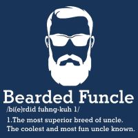 Funny Funcle Definition, Bearded Funcle Tee , Funcle , Beard Lover , Fun Uncle Legacy Cool Fit Booney Bucket Hat