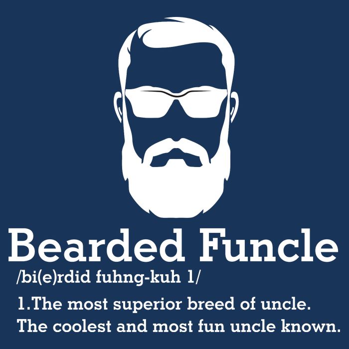 Funny Funcle Definition, Bearded Funcle Tee , Funcle , Beard Lover , Fun Uncle Legacy Cool Fit Booney Bucket Hat