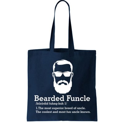 Funny Funcle Definition, Bearded Funcle Tee , Funcle , Beard Lover , Fun Uncle Bag