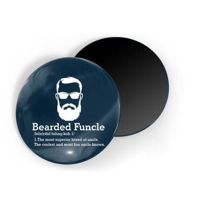 Funny Funcle Definition, Bearded Funcle Tee , Funcle , Beard Lover , Fun Uncle Magnet