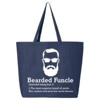 Funny Funcle Definition, Bearded Funcle Tee , Funcle , Beard Lover , Fun Uncle 25L Jumbo Tote