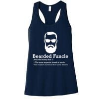 Funny Funcle Definition, Bearded Funcle Tee , Funcle , Beard Lover , Fun Uncle Womens Tank Top
