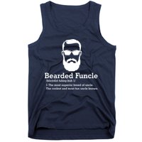Funny Funcle Definition, Bearded Funcle Tee , Funcle , Beard Lover , Fun Uncle Tank Top