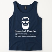 Funny Funcle Definition, Bearded Funcle Tee , Funcle , Beard Lover , Fun Uncle Tank Top