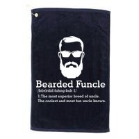 Funny Funcle Definition, Bearded Funcle Tee , Funcle , Beard Lover , Fun Uncle Golf Towel